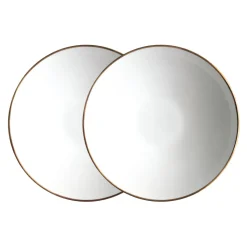 Alex Gold Set of 2, 8" Soup / Pasta Bowl