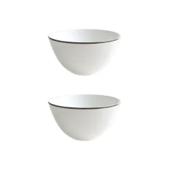 Alex Platinum Set of 2, 6" Cereal Bowl
