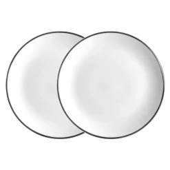 Alex Platinum Set of 2, 8" Salad / Dessert Plate