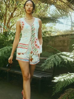 Alexa Top in Alfie White