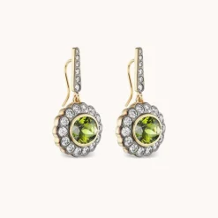 Alexandra Earrings Green Tourmaline