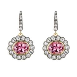Alexandra Earrings Pink Tourmaline