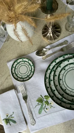 Alhambra Green Bread Plate