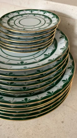Alhambra Green Dessert Plate