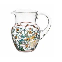 Alhambra Water Pitcher with Ostrich, Cranes, & Swan