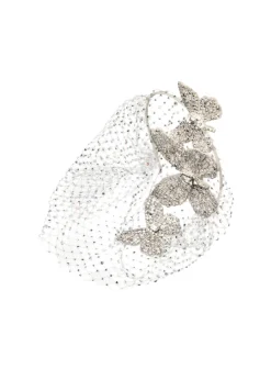 Allegra Voilette in Crystal