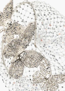 Allegra Voilette in Crystal