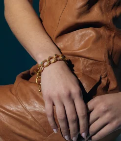 Almeria Link Bracelet in Gold