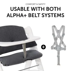 Alpha Highchair Pad Deluxe Seat Cushion