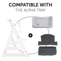 Alpha Highchair Pad Deluxe Seat Cushion