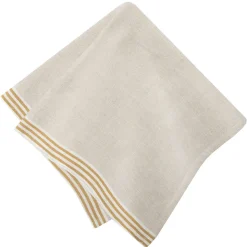 Alsace Natural Napkins in Natural & Mustard, Set of 4