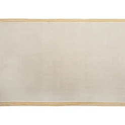 Alsace Natural Tea Towels in Natural & Mustard, Set of 2