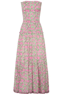Amalfi Mermaid Dress Pink Lemon Vine
