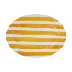Amalfitana Stripe Oval Platter