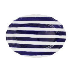 Amalfitana Stripe Oval Platter