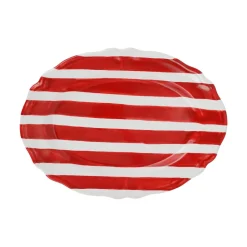 Amalfitana Stripe Oval Platter