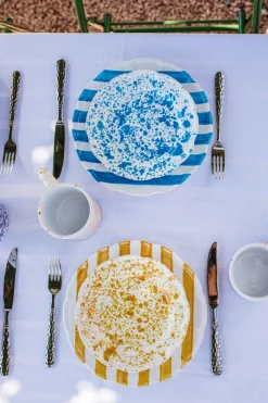 Amalfitana Stripe Salad Plate