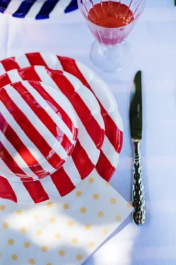 Amalfitana Stripe Salad Plate