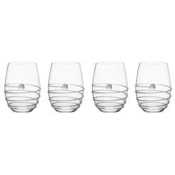 Amalia Stemless White Wine, Set of 4