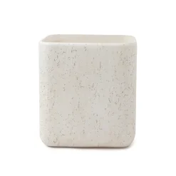 Aman Waste Basket in Ivory