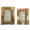 Amber Agate Photo Frame Includes, Set of 2