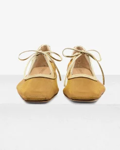 Amelia Clear Mesh Gold