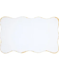 Amelia Scalloped Bath Mat
