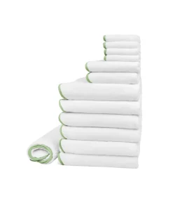 Amelia Scalloped Bath Towel Large Family Bundle