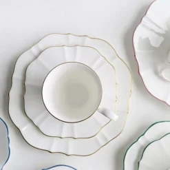 Amelie Brushed Gold Bread and Butter Plate