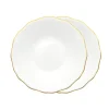 Amelie Brushed Gold Set of 2, Soup / Pasta Bowl