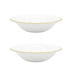 Amelie Brushed Gold Set of 2, Soup / Pasta Bowl