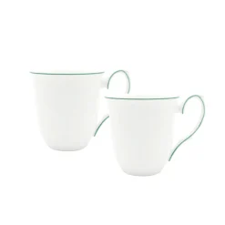 Amelie Forest Green Set of 2, Mugs