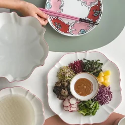 Amelie Roseate Serving Bowl