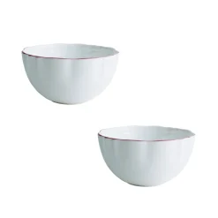 Amelie Roseate Set of 2, Fruit, Nut & Rice Bowls