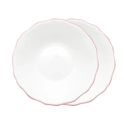 Amelie Roseate Set of 2, Soup / Pasta Bowl