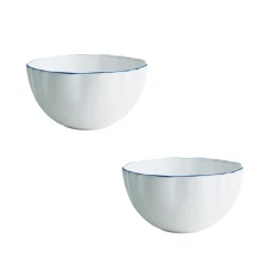 Amelie Royal Blue Set of 2, Fruit, Nut & Rice Bowls
