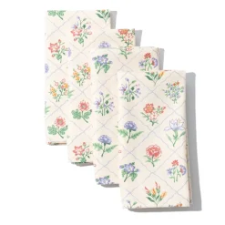 Amoureaux House Napkins in Beige, Set of 4