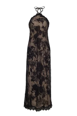 Andes Dress in Black Chantilly Lace