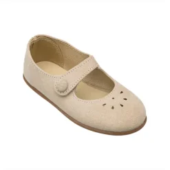 Andi Mary Jane Suede Beige