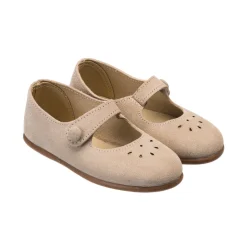 Andi Mary Jane Suede Beige