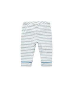 Andy Baby Legging in Dusty Blue Mini Stripe