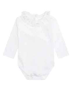 Angel Wing Ruffle Collar Onesie