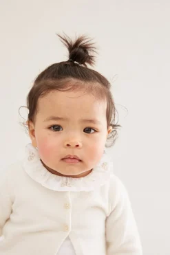 Angel Wing Ruffle Collar Onesie