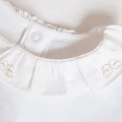 Angel Wing Ruffle Collar Onesie