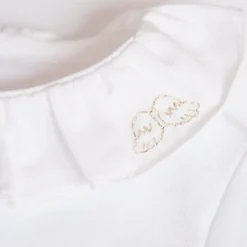 Angel Wing Ruffle Collar Onesie