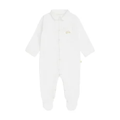 Angel Wing Sleepsuit With Mittens in White