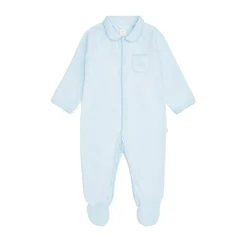 Angel Wing Sleepsuit With Mittens in Blue
