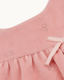 Angel Wing Velour Dress