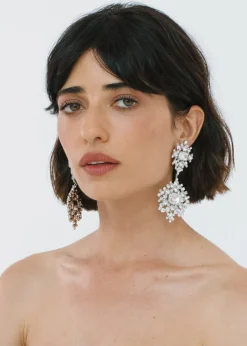 Angelica Earrings in Crystal