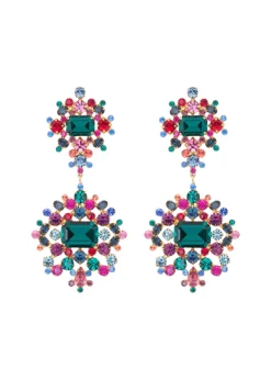 Angelica Earrings in Emerald